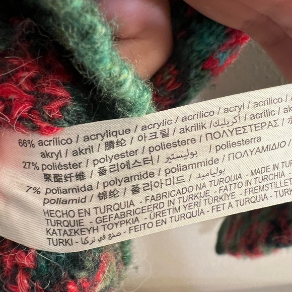 Zara floral jacquard knit cropped cardigan with a square neckline. - Picture 5 of 5